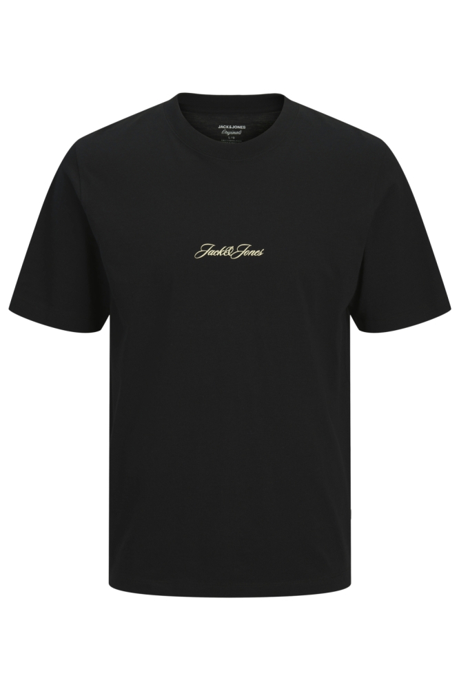 Jack & Jones zwarte heren t-shirt | Vooraanzicht