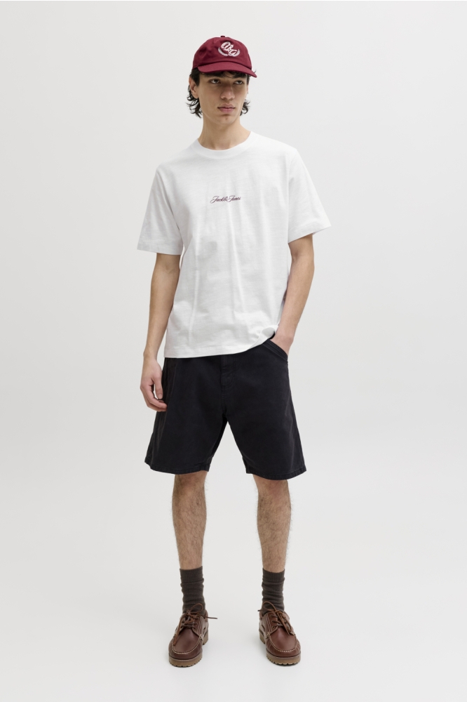 Jack & Jones witte heren t-shirt | Model