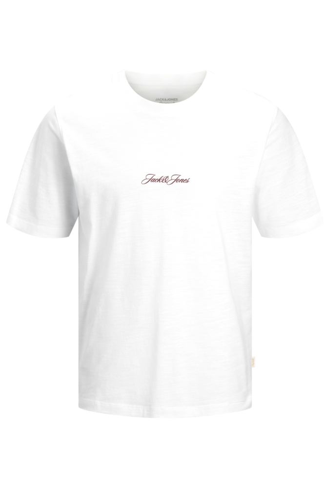 Jack & Jones witte heren t-shirt | Vooraanzicht