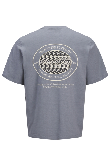 Jack & Jones blauwe heren t-shirt | Achteraanzicht