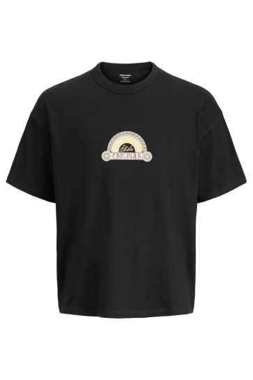 Jack & Jones T-shirt JORCOTEDAZUR MOSAIC TEE SS CN 12296079 BLACK