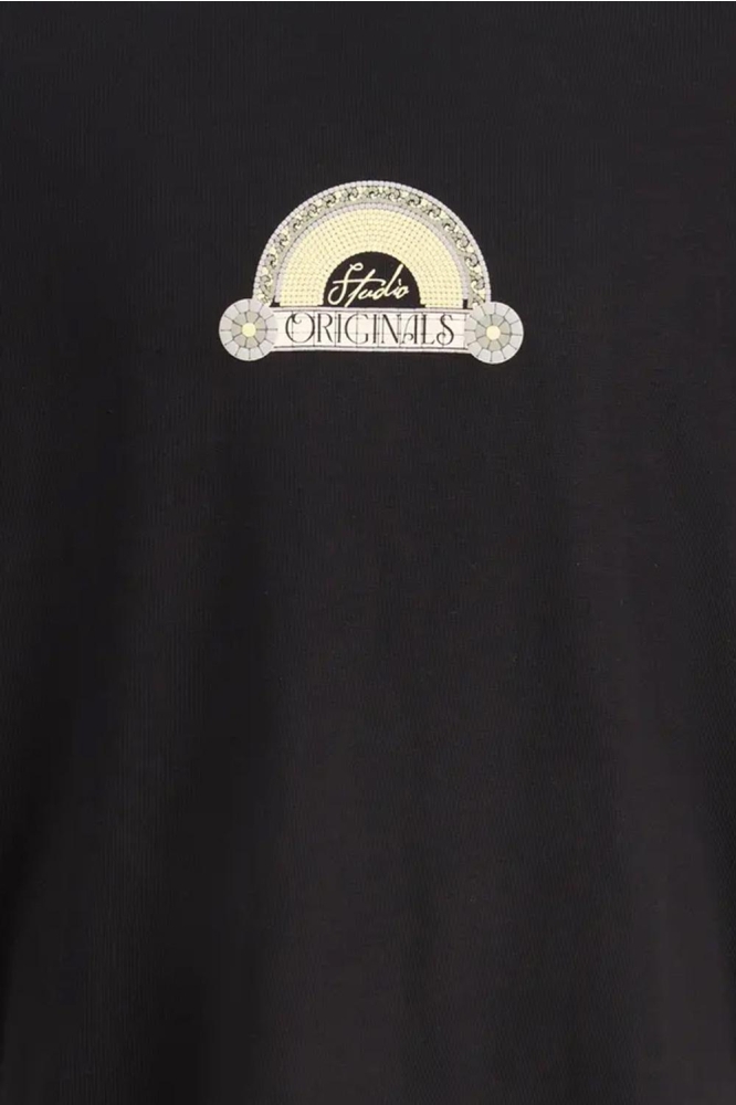 Jack & Jones zwarte heren t-shirt | Close up