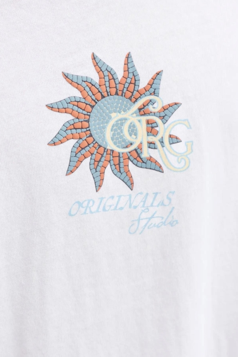 Jack & Jones witte heren t-shirt | Close up