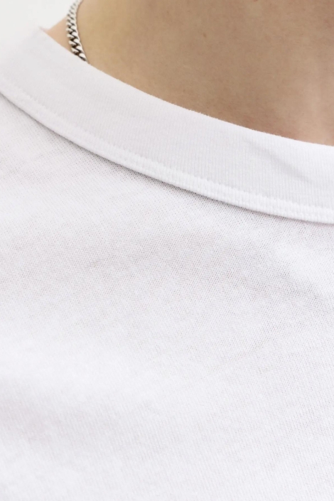 Jack & Jones witte heren t-shirt | Kleurstaal