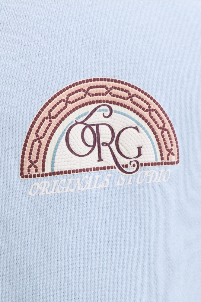 Jack & Jones blauwe heren t-shirt | Close up