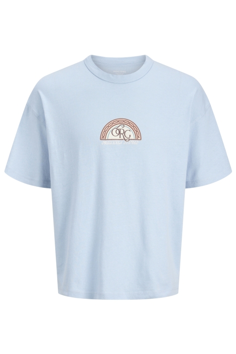 Jack & Jones blauwe heren t-shirt | Vooraanzicht