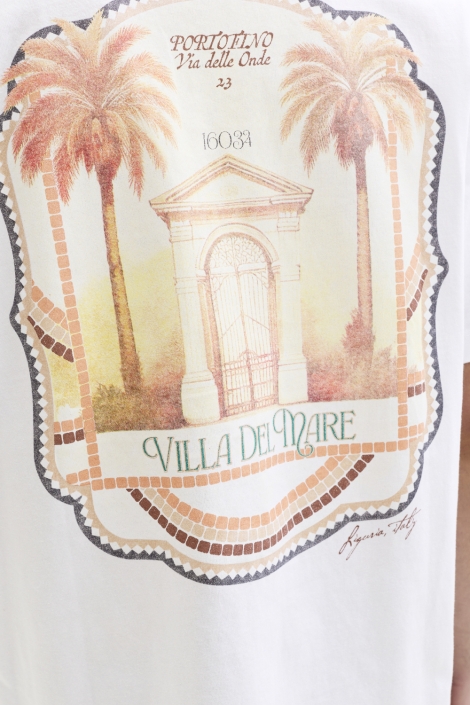 Jack & Jones witte heren t-shirt | Close up