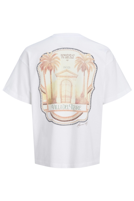 Jack & Jones witte heren t-shirt | Achteraanzicht