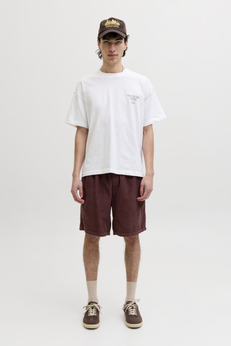 Jack & Jones witte heren t-shirt | Model