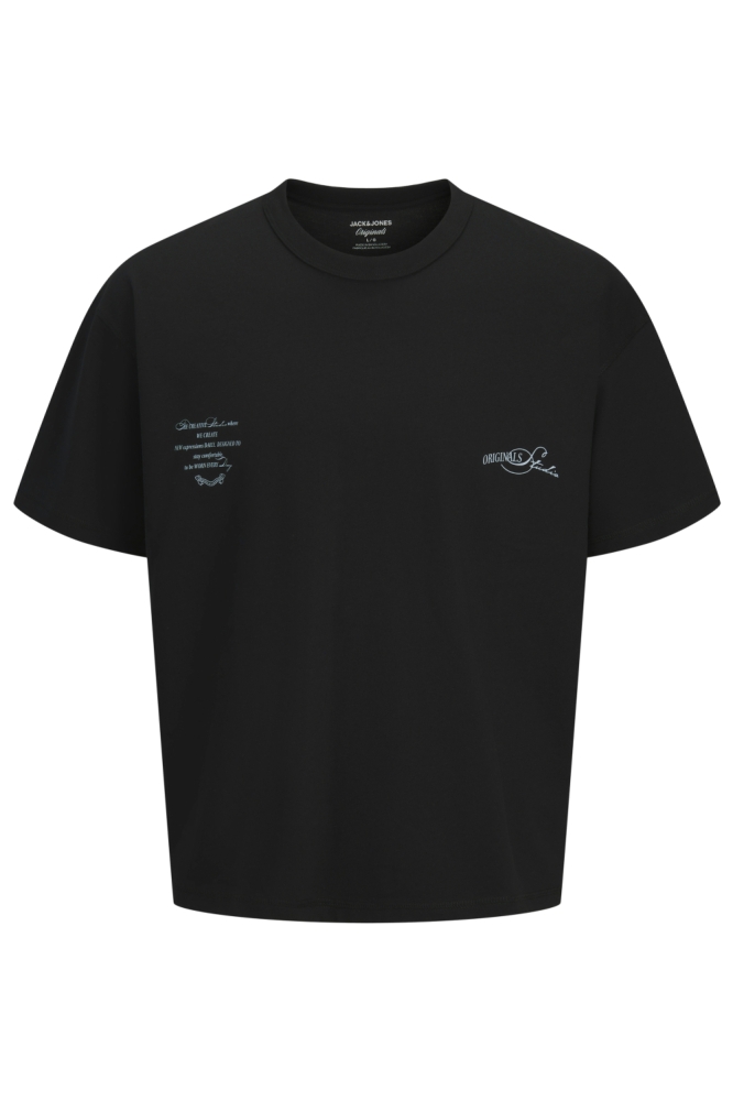 Jack & Jones zwarte heren t-shirt | Vooraanzicht