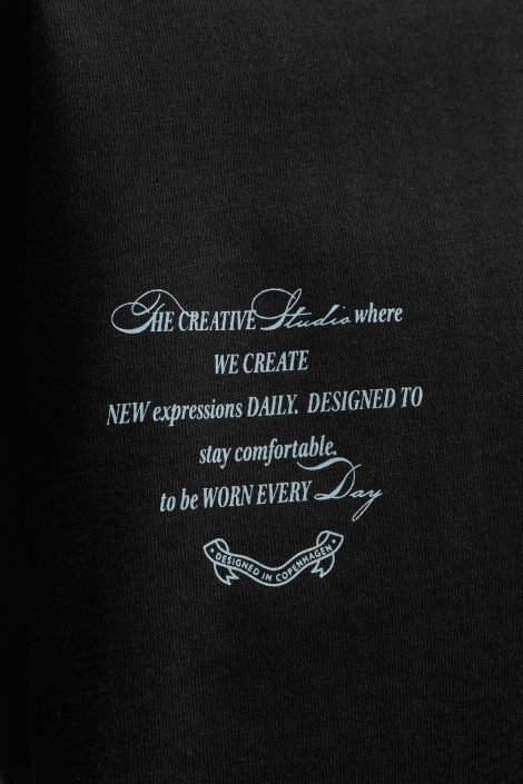 Jack & Jones zwarte heren t-shirt | Close up