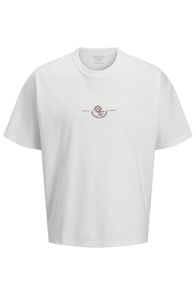 Jack & Jones witte heren t-shirt | Vooraanzicht