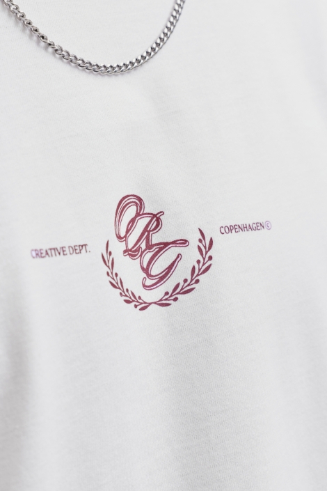 Jack & Jones witte heren t-shirt | Close up