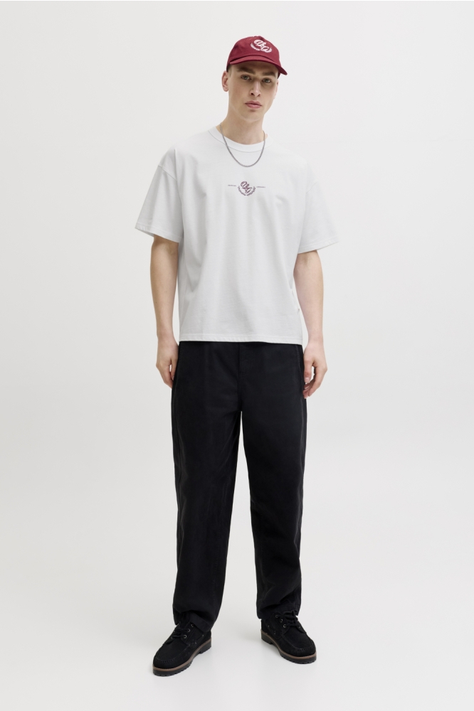 Jack & Jones witte heren t-shirt | Model