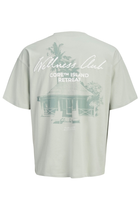 Jack & Jones groene heren t-shirt | Achteraanzicht