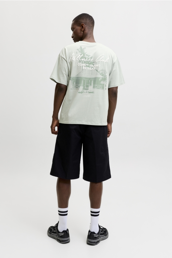 Jack & Jones groene heren t-shirt | Model
