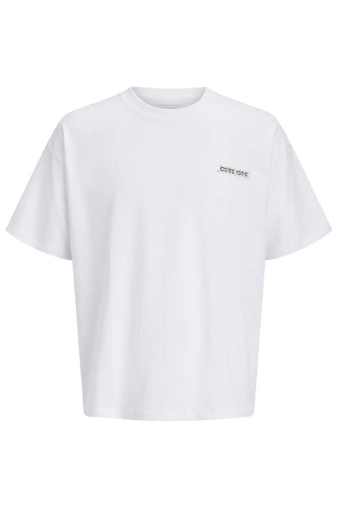 Jack & Jones witte heren t-shirt | Vooraanzicht