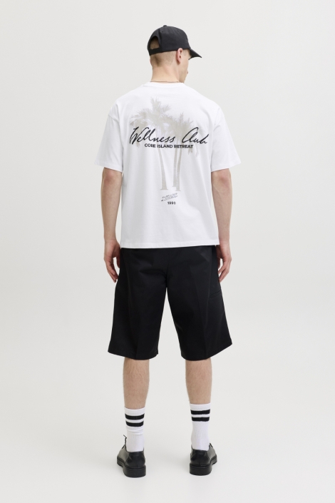 Jack & Jones witte heren t-shirt | Model