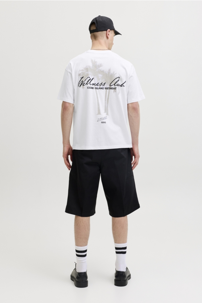 Jack & Jones witte heren t-shirt | Model
