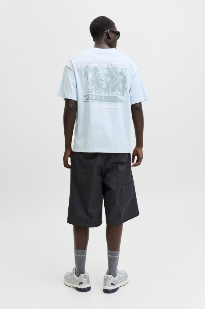 Jack & Jones blauwe heren t-shirt | Model