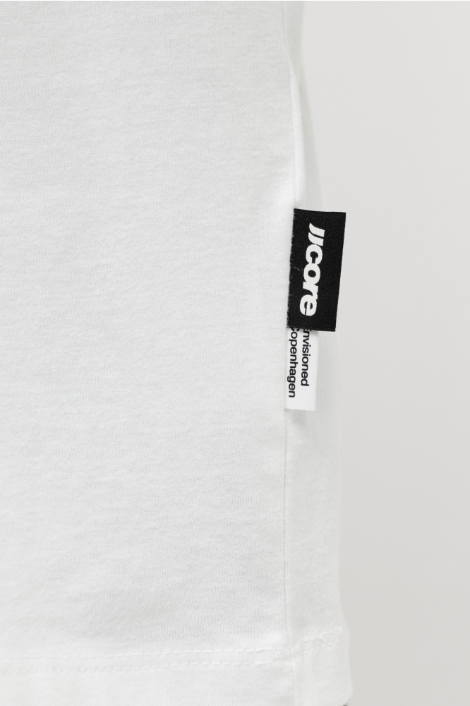 Jack & Jones witte heren t-shirt | Close up