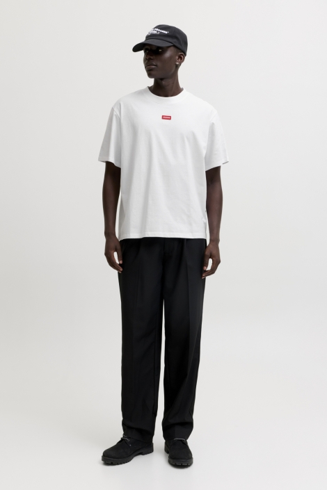 Jack & Jones witte heren t-shirt | Model