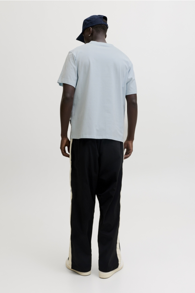 Jack & Jones blauwe heren t-shirt | Model achteraanzicht