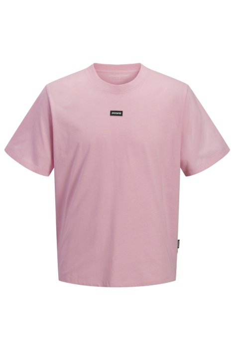 Jack & Jones roze heren t-shirt | Vooraanzicht