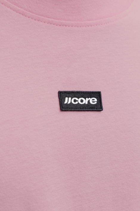 Jack & Jones roze heren t-shirt | Close up