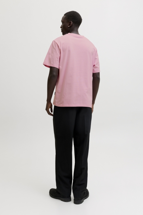 Jack & Jones roze heren t-shirt | Model