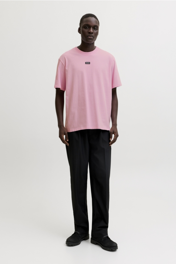 Jack & Jones roze heren t-shirt | Model
