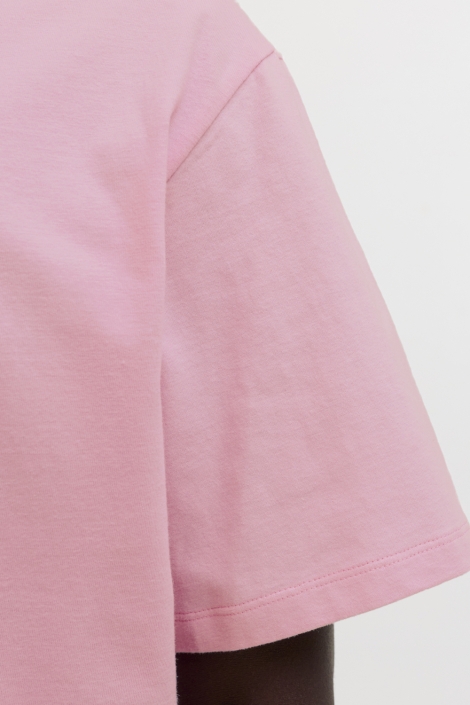 Jack & Jones roze heren t-shirt | Close up