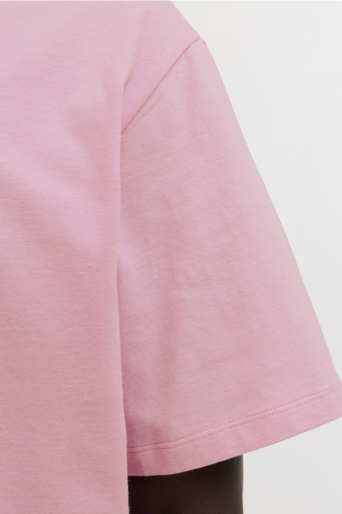 Jack & Jones roze heren t-shirt | Close up