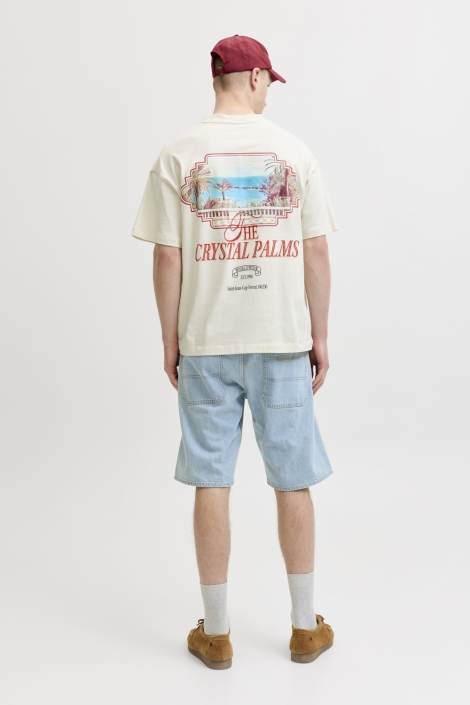 Jack & Jones beige heren t-shirt | Model