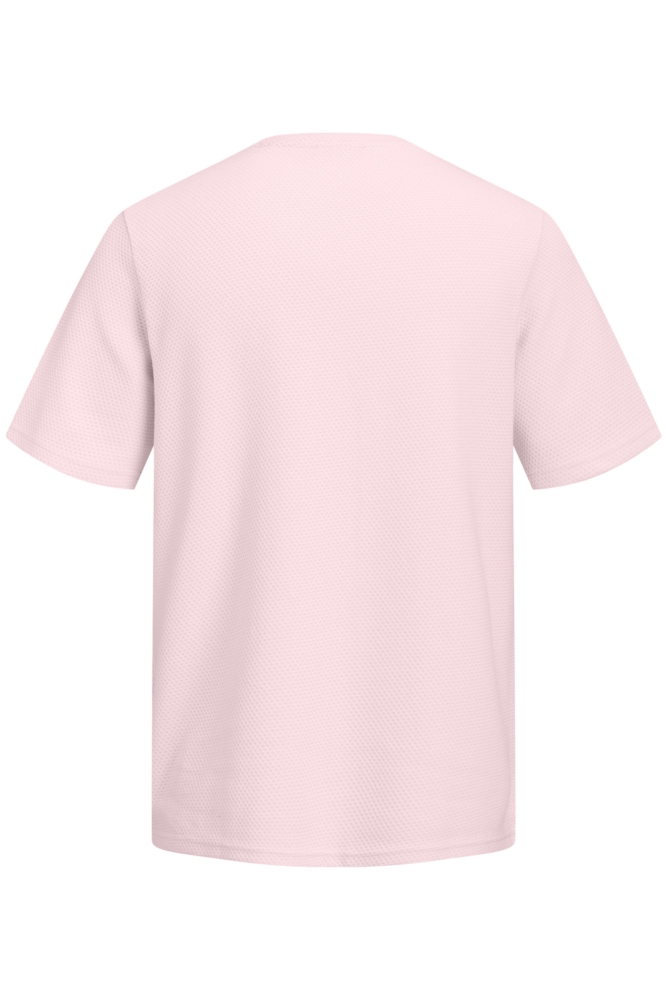 Jack & Jones roze heren t-shirt | Achteraanzicht