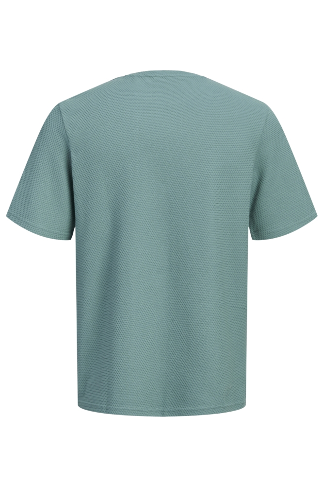 Jack & Jones groene heren t-shirt | Achteraanzicht