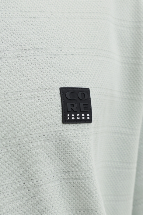 Jack & Jones groene heren t-shirt | Close up