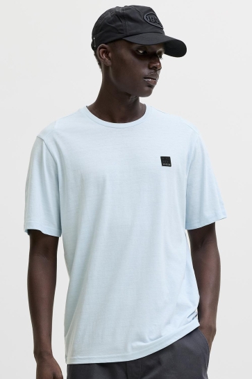 Jack & Jones T-shirt JCONEW PUFFER TEE SS CREW NECK SMU 12301696 OMPHALODES/STRUCTURE