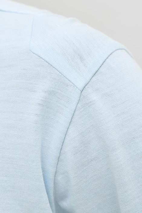 Jack & Jones blauwe heren t-shirt | Close up
