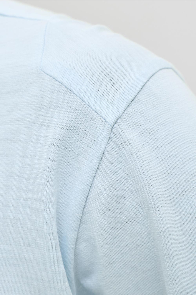 Jack & Jones blauwe heren t-shirt | Close up