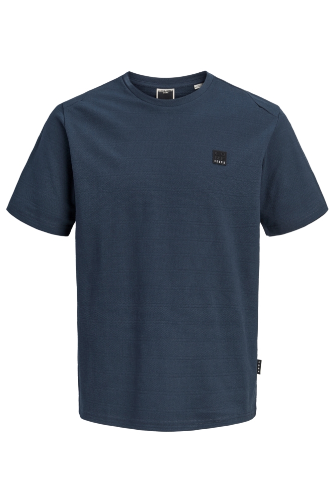 Jack & Jones blauwe heren t-shirt | Vooraanzicht
