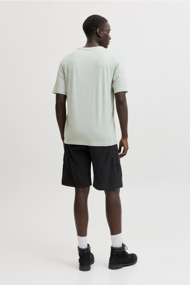 Jack & Jones groene heren t-shirt | Model achteraanzicht