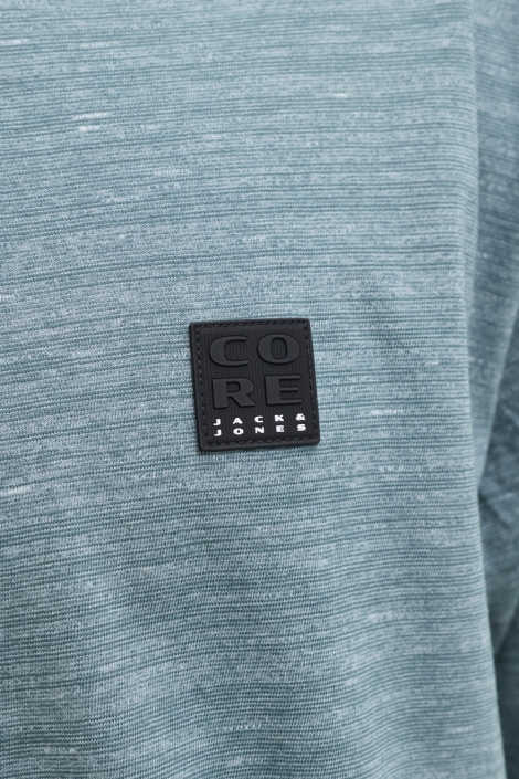 Jack & Jones groene heren t-shirt | Close up