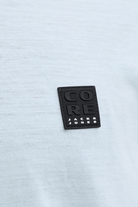 Jack & Jones blauwe heren t-shirt | Close up