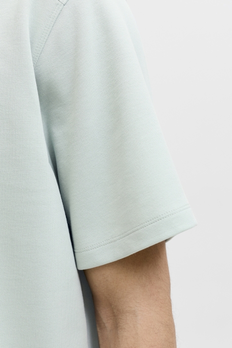 Jack & Jones groene heren t-shirt | Close up