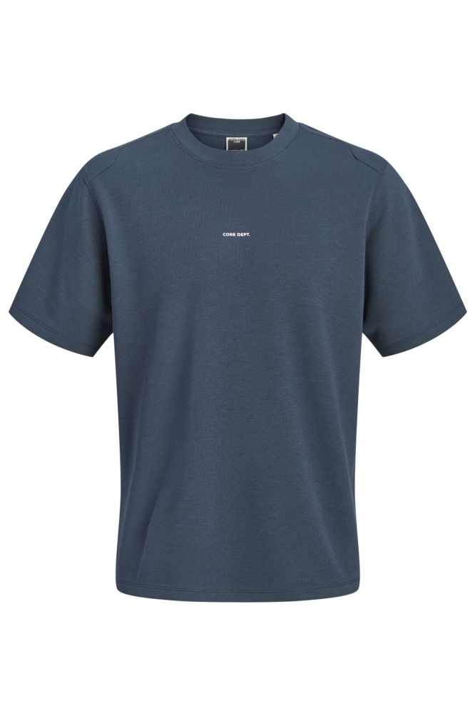 Jack & Jones blauwe heren t-shirt | Vooraanzicht