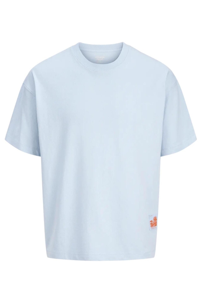 Jack & Jones blauwe heren t-shirt | Vooraanzicht