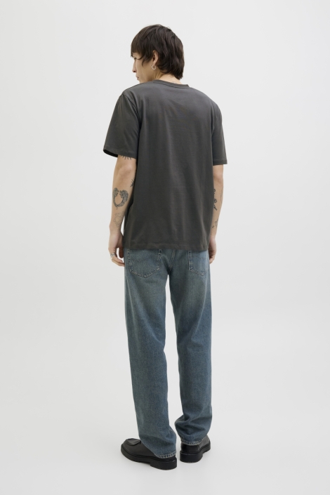 Jack & Jones grijze heren t-shirt | Model