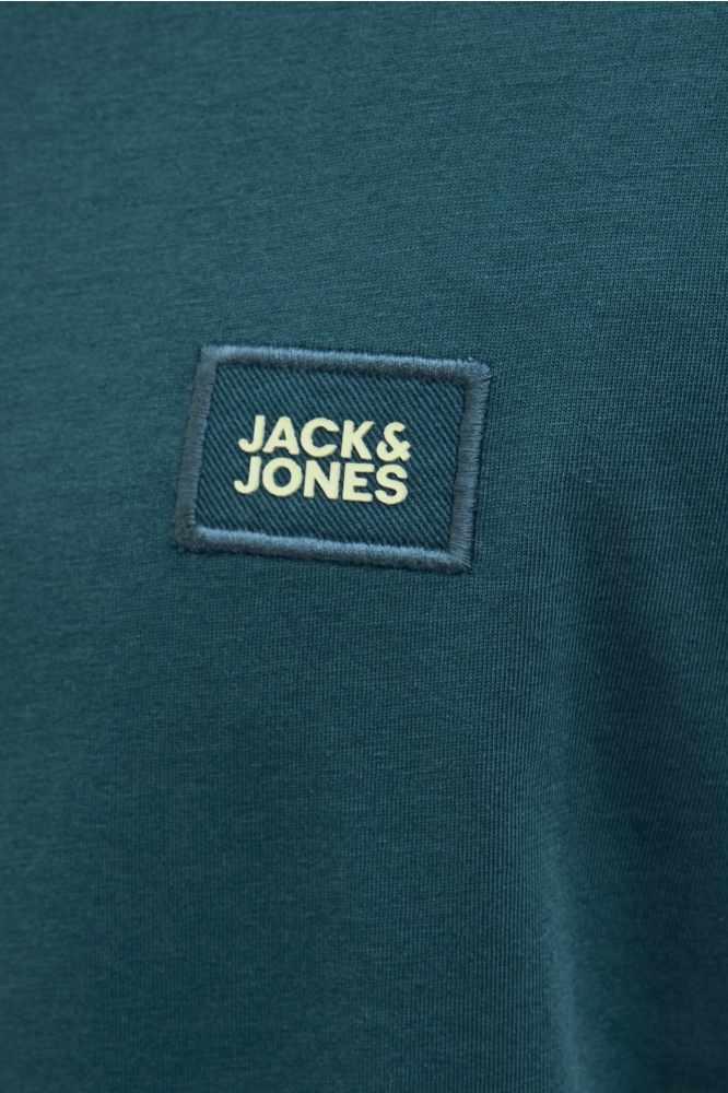 Jack & Jones groene heren t-shirt | Close up