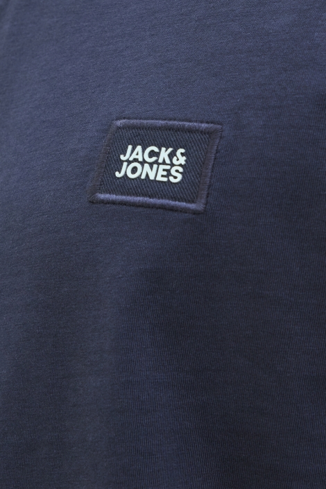 Jack & Jones blauwe heren t-shirt | Close up